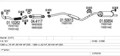 Система выпуска ОГ MTS купить