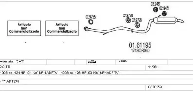 Система выпуска ОГ MTS купить