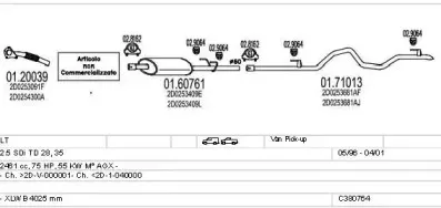 Система выпуска ОГ MTS купить