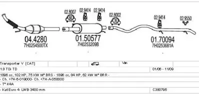 Система выпуска ОГ MTS купить