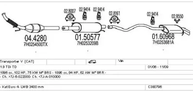Система выпуска ОГ MTS купить