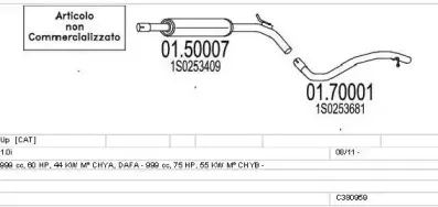Система выпуска ОГ MTS купить