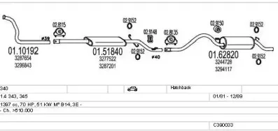 Система выпуска ОГ MTS купить