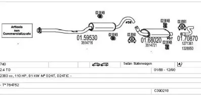 Система выпуска ОГ MTS купить