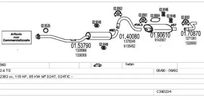 Система выпуска ОГ MTS купить