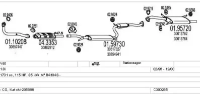 Система выпуска ОГ MTS купить