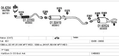 Система выпуска ОГ MTS купить