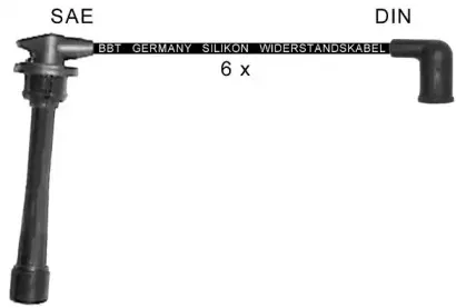 Комплект проводов зажигания BBT купить