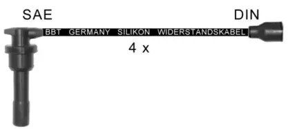 Комплект проводов зажигания BBT купить