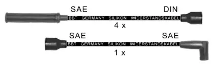 Комплект проводов зажигания BBT купить