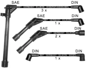 Комплект проводов зажигания BBT купить