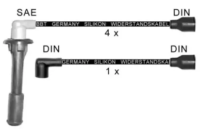 Комплект проводов зажигания BBT купить