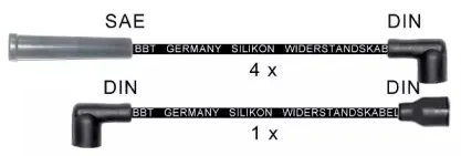 Комплект проводов зажигания BBT купить