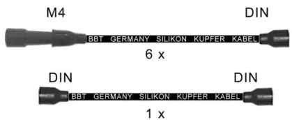Комплект проводов зажигания BBT купить