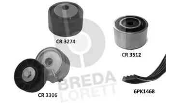 Поликлиновой ременный комплект BREDA LORETT купить