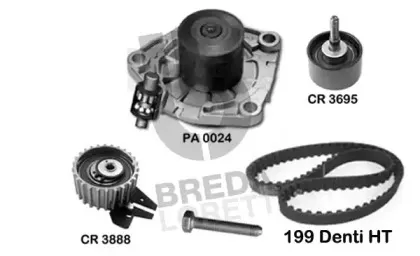 Водяной насос + комплект зубчатого ремня BREDA LORETT купить