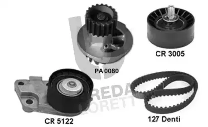 Водяной насос + комплект зубчатого ремня BREDA LORETT купить