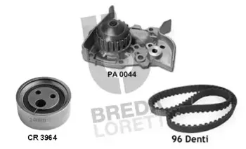 Водяной насос + комплект зубчатого ремня BREDA LORETT купить