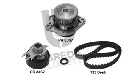 Водяной насос + комплект зубчатого ремня BREDA LORETT купить
