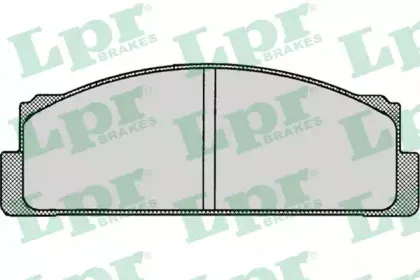 Комплект тормозных колодок, дисковый тормоз LPR купить