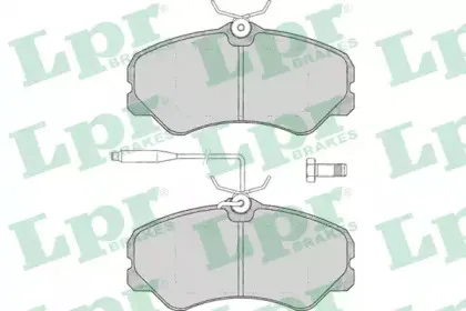 Комплект тормозных колодок, дисковый тормоз LPR купить