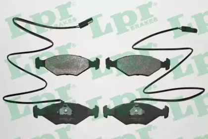 Комплект тормозных колодок, дисковый тормоз LPR купить