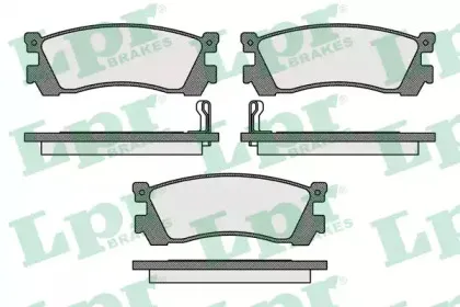 Комплект тормозных колодок, дисковый тормоз LPR купить