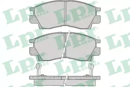 Комплект тормозных колодок, дисковый тормоз LPR купить