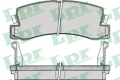 Комплект тормозных колодок, дисковый тормоз LPR купить