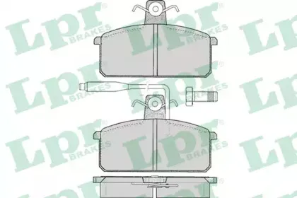 Комплект тормозных колодок, дисковый тормоз LPR купить