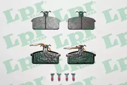Комплект тормозных колодок, дисковый тормоз LPR купить