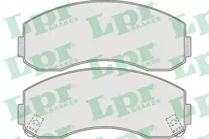 Комплект тормозных колодок, дисковый тормоз LPR купить