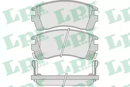 Комплект тормозных колодок, дисковый тормоз LPR купить