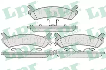 Комплект тормозных колодок, дисковый тормоз LPR купить