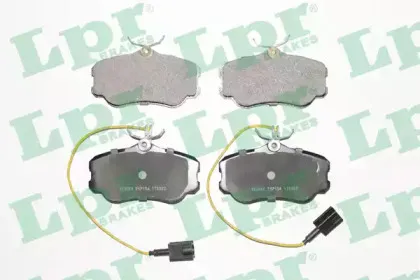 Комплект тормозных колодок, дисковый тормоз LPR купить