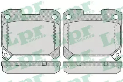 Комплект тормозных колодок, дисковый тормоз LPR купить