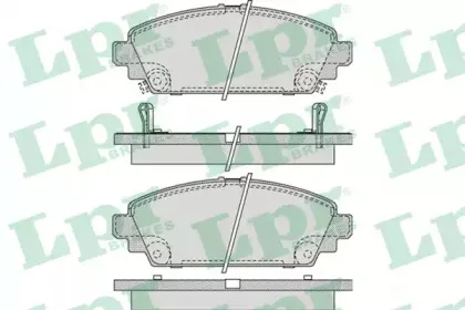 Комплект тормозных колодок, дисковый тормоз LPR купить