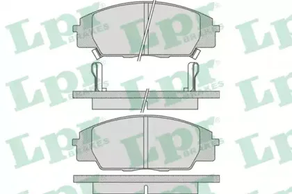 Комплект тормозных колодок, дисковый тормоз LPR купить
