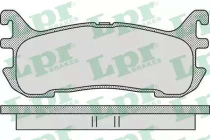 Комплект тормозных колодок, дисковый тормоз LPR купить