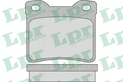 Комплект тормозных колодок, дисковый тормоз LPR купить
