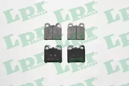 Комплект тормозных колодок, дисковый тормоз LPR купить