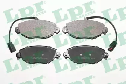 Комплект тормозных колодок, дисковый тормоз LPR купить