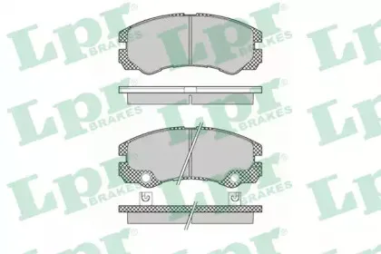 Комплект тормозных колодок, дисковый тормоз LPR купить