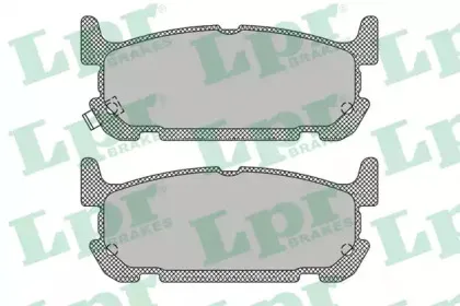 Комплект тормозных колодок, дисковый тормоз LPR купить