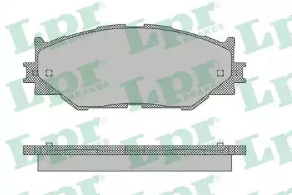 Комплект тормозных колодок, дисковый тормоз LPR купить