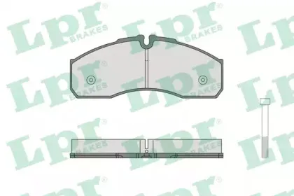 Комплект тормозных колодок, дисковый тормоз LPR купить