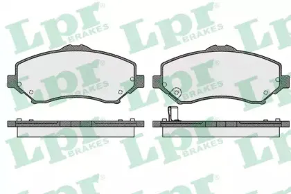 Комплект тормозных колодок, дисковый тормоз LPR купить