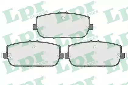 Комплект тормозных колодок, дисковый тормоз LPR купить