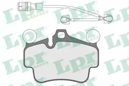 Комплект тормозных колодок, дисковый тормоз LPR купить
