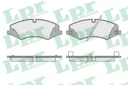 Комплект тормозных колодок, дисковый тормоз LPR купить